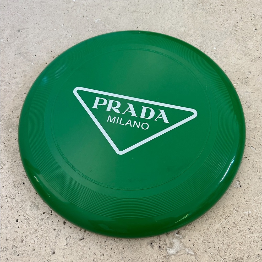 PRADA green tropico edition frisbee
